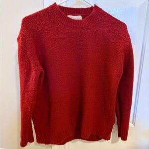 Philosophy Crimson Red Crewneck Sweater